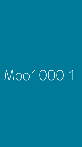 Tampilan Antarmuka Aplikasi Mpo1000 - 1