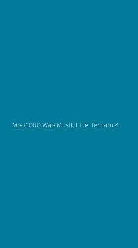 Tampilan Antarmuka Aplikasi Mpo1000 Wap Musik Lite Terbaru - 4