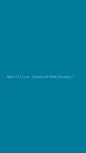 Tampilan Antarmuka Aplikasi Mpo1111 Link - Pembersih RAM Otomatis - 1