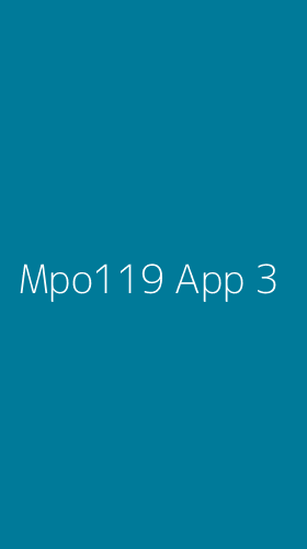 Tampilan Antarmuka Aplikasi Mpo119 App - 3