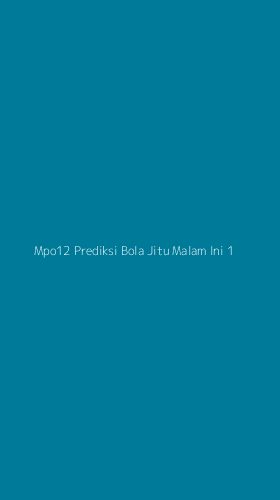 Tampilan Antarmuka Aplikasi Mpo12 Prediksi Bola Jitu Malam Ini - 1