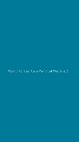 Tampilan Antarmuka Aplikasi Mpo17 Aplikasi Cara Membuat Website - 2
