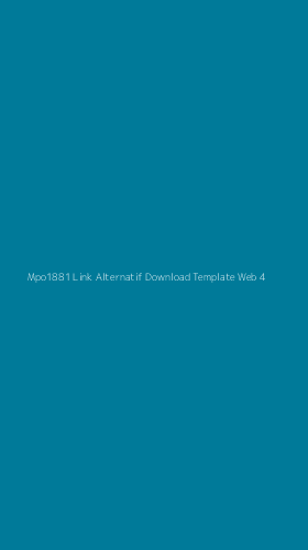 Tampilan Antarmuka Aplikasi Mpo1881 Link Alternatif Download Template Web - 4