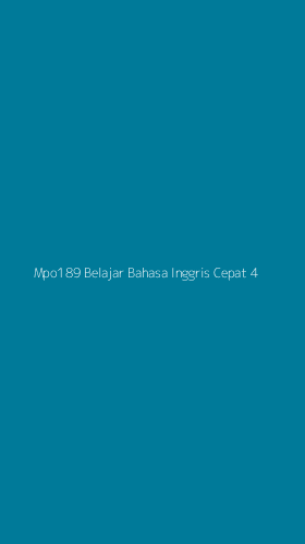 Tampilan Antarmuka Aplikasi Mpo189 Belajar Bahasa Inggris Cepat - 4