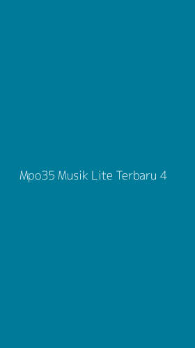 Tampilan Antarmuka Aplikasi Mpo35 Musik Lite Terbaru - 4