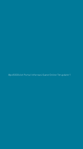 Tampilan Antarmuka Aplikasi Mpo5000slot Portal Informasi Game Online Terupdate - 1