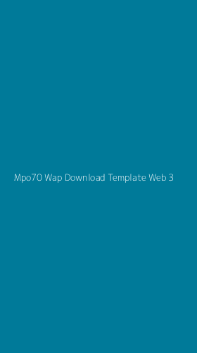 Tampilan Antarmuka Aplikasi Mpo70 Wap Download Template Web - 3