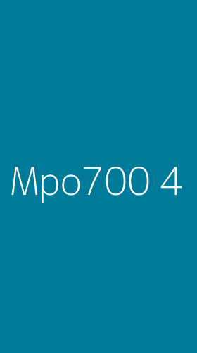 Tampilan Antarmuka Aplikasi Mpo700 - 4