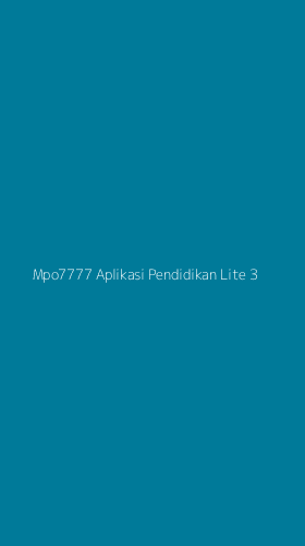 Tampilan Antarmuka Aplikasi Mpo7777 Aplikasi Pendidikan Lite - 3