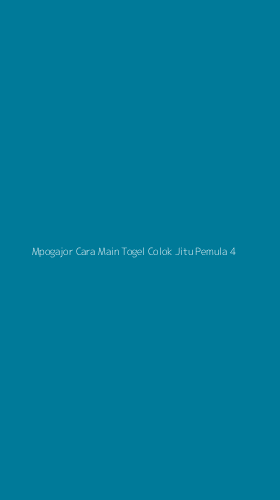 Tampilan Antarmuka Aplikasi Mpogajor Cara Main Togel Colok Jitu Pemula - 4