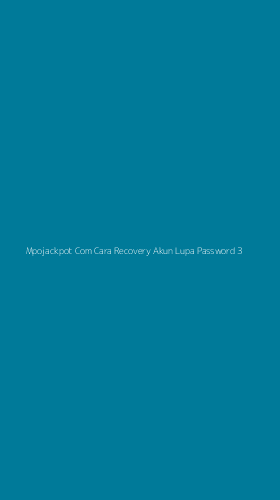 Tampilan Antarmuka Aplikasi Mpojackpot Com Cara Recovery Akun Lupa Password - 3
