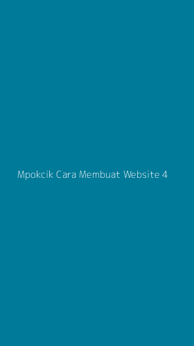 Tampilan Antarmuka Aplikasi Mpokcik Cara Membuat Website - 4