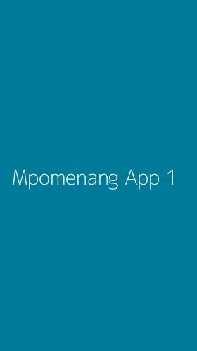 Tampilan Antarmuka Aplikasi Mpomenang App - 1