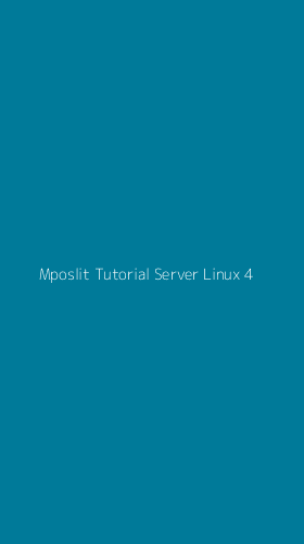 Tampilan Antarmuka Aplikasi Mposlit Tutorial Server Linux - 4
