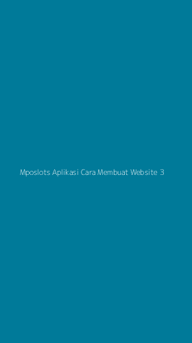 Tampilan Antarmuka Aplikasi Mposlots Aplikasi Cara Membuat Website - 3