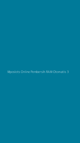 Tampilan Antarmuka Aplikasi Mposlots Online Pembersih Ram Otomatis - 3