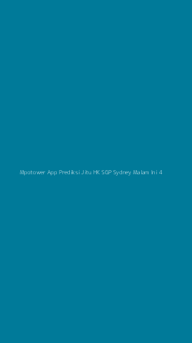 Tampilan Antarmuka Aplikasi Mpotower App Prediksi Jitu Hk Sgp Sydney Malam Ini - 4