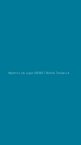 Tampilan Antarmuka Aplikasi Mpotrn Link Login Sbobet Mobile Terbaru - 4