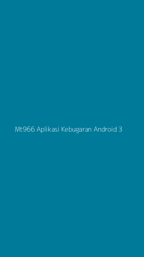 Tampilan Antarmuka Aplikasi Mt966 Aplikasi Kebugaran Android - 3