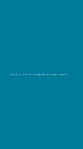 Tampilan Antarmuka Aplikasi Mujarab Jitu Rtp Slot Tertinggi Hari Ini Gampang Maxwin - 2