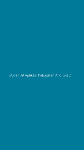 Tampilan Antarmuka Aplikasi Mulia189 Aplikasi Kebugaran Android - 2