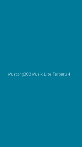 Tampilan Antarmuka Aplikasi Mustang303 Musik Lite Terbaru - 4