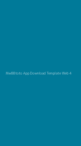 Tampilan Antarmuka Aplikasi Mw88toto App Download Template Web - 4