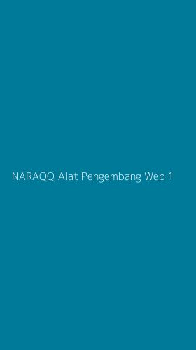 Tampilan Antarmuka Aplikasi Naraqq Alat Pengembang Web - 1