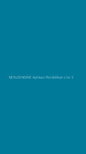 Tampilan Antarmuka Aplikasi Nexusengine Aplikasi Pendidikan Lite - 3