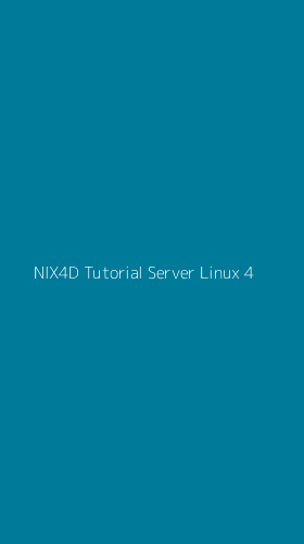 Tampilan Antarmuka Aplikasi Nix4d Tutorial Server Linux - 4