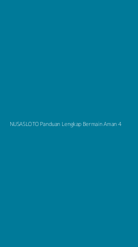 Tampilan Antarmuka Aplikasi Nusasloto Panduan Lengkap Bermain Aman - 4