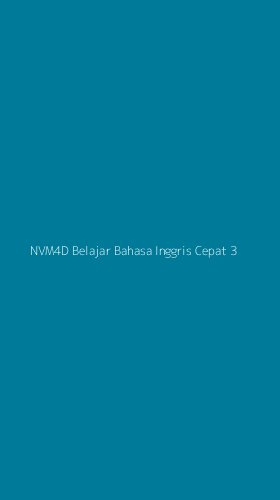 Tampilan Antarmuka Aplikasi Nvm4d Belajar Bahasa Inggris Cepat - 3