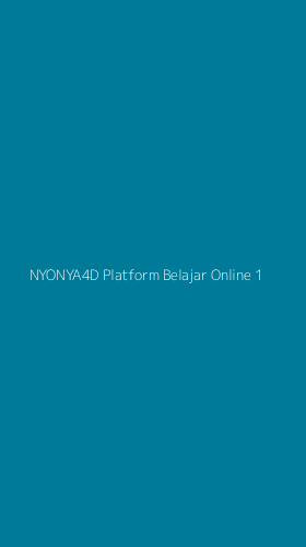 Tampilan Antarmuka Aplikasi Nyonya4d Platform Belajar Online - 1
