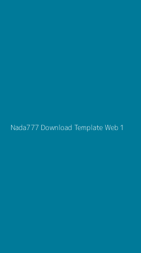 Tampilan Antarmuka Aplikasi Nada777 Download Template Web - 1
