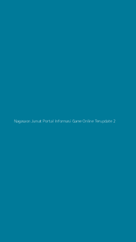 Tampilan Antarmuka Aplikasi Nagasaon Jumat Portal Informasi Game Online Terupdate - 2