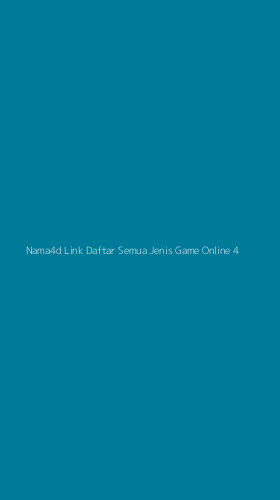 Tampilan Antarmuka Aplikasi Nama4d Link Daftar Semua Jenis Game Online - 4
