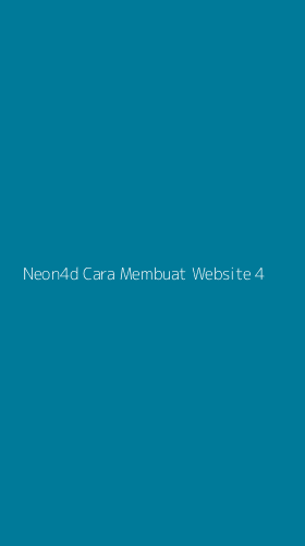 Tampilan Antarmuka Aplikasi Neon4d Cara Membuat Website - 4