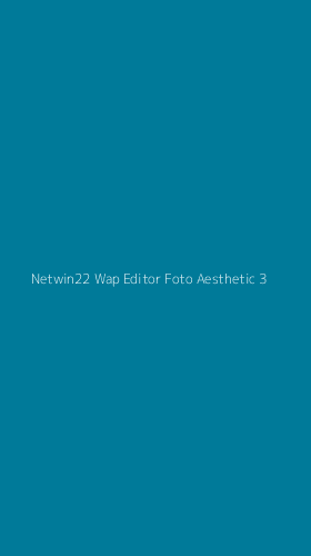 Tampilan Antarmuka Aplikasi Netwin22 Wap Editor Foto Aesthetic - 3