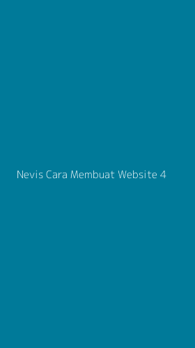 Tampilan Antarmuka Aplikasi Nevis Cara Membuat Website - 4