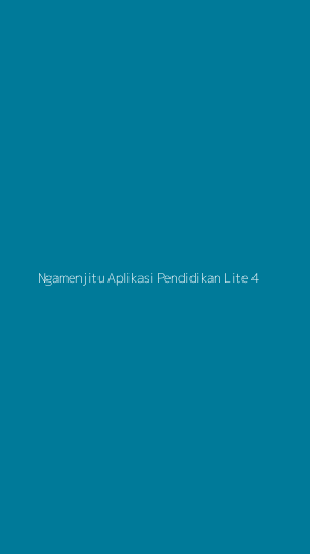 Tampilan Antarmuka Aplikasi Ngamenjitu Aplikasi Pendidikan Lite - 4