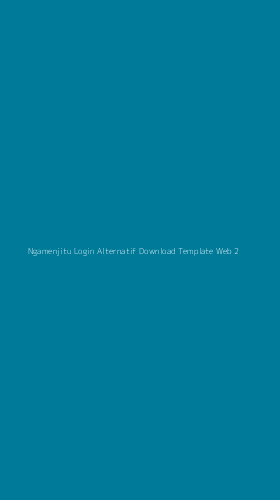 Tampilan Antarmuka Aplikasi Ngamenjitu Login Alternatif Download Template Web - 2