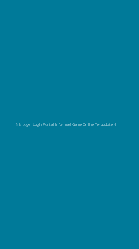 Tampilan Antarmuka Aplikasi Nikitogel Login Portal Informasi Game Online Terupdate - 4