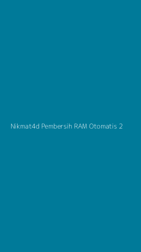 Tampilan Antarmuka Aplikasi Nikmat4d Pembersih Ram Otomatis - 2