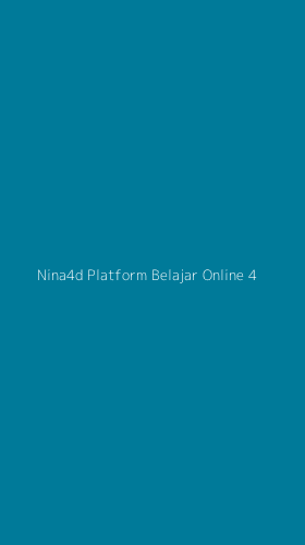 Tampilan Antarmuka Aplikasi Nina4d Platform Belajar Online - 4