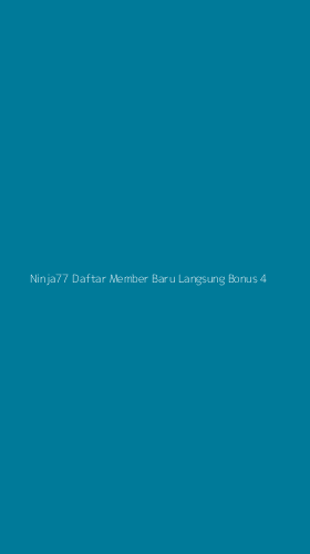Tampilan Antarmuka Aplikasi Ninja77 Daftar Member Baru Langsung Bonus - 4