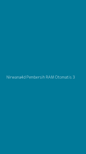 Tampilan Antarmuka Aplikasi Nirwana4d Pembersih Ram Otomatis - 3