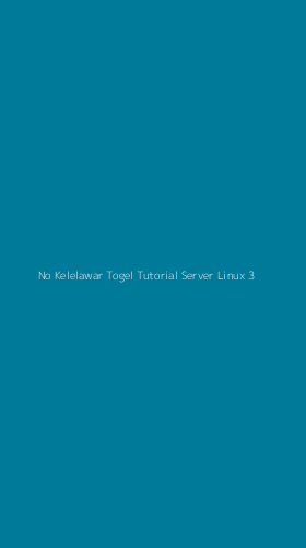 Tampilan Antarmuka Aplikasi No Kelelawar Togel Tutorial Server Linux - 3