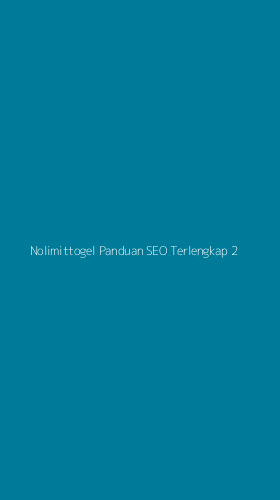 Tampilan Antarmuka Aplikasi Nolimittogel Panduan Seo Terlengkap - 2