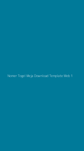 Tampilan Antarmuka Aplikasi Nomer Togel Meja Download Template Web - 1