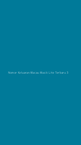 Tampilan Antarmuka Aplikasi Nomor Keluaran Macau Musik Lite Terbaru - 3